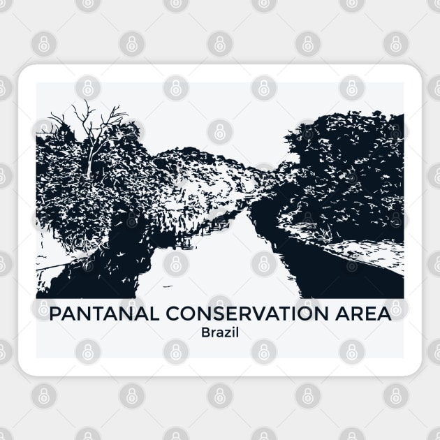 Pantanal Conservation Area - Brazil Magnet by Lakeric
